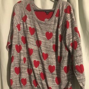 Heart sweater